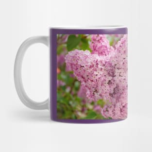 Pink lilac flowers Mug